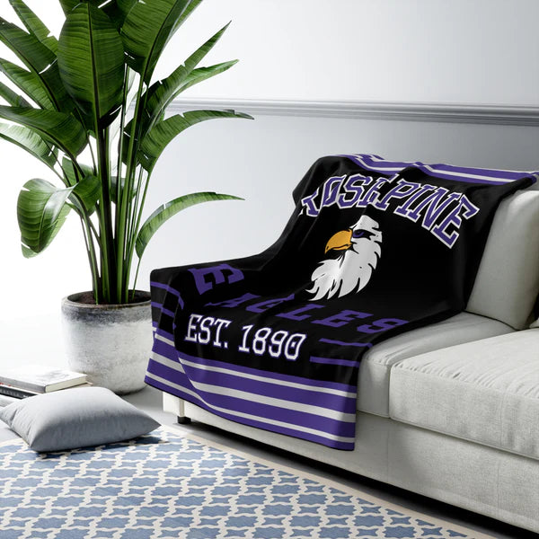 Rosepine Eagles - Sherpa Fleece Throw