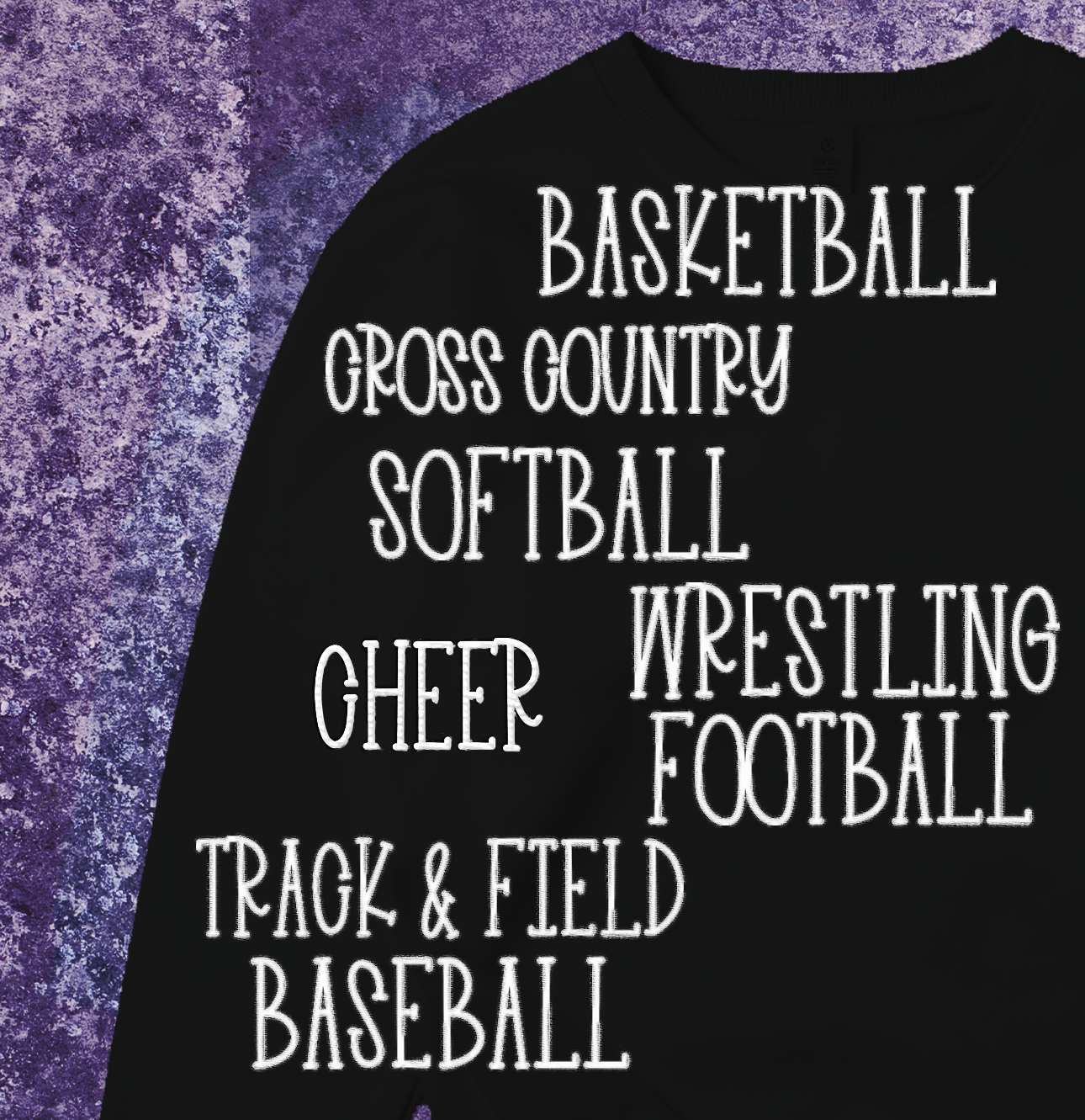Rosepine Eagles Sports Fan Side Bow Embroidered Shirt