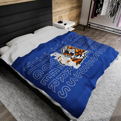 Pitkin Tiger Pride - Velveteen Plush Blanket - EN