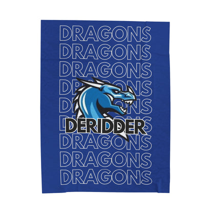 Deridder Dragons Pride - Velveteen Plush Blanket - EN