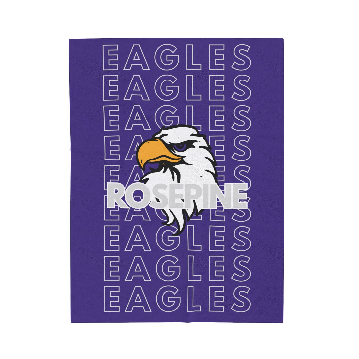 Rosepine Eagle Pride - Velveteen Plush Blanket - EN