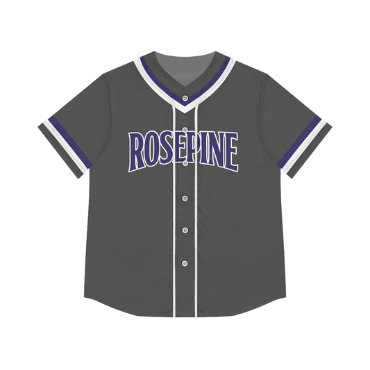 Rosepine Eagles Sleek & Chic Baseball Jersey - Women’s Grey Edition