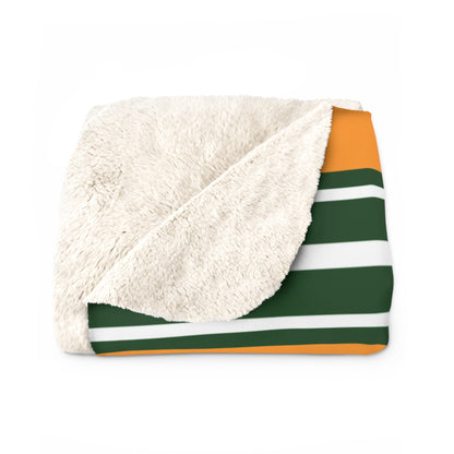 Classic Court Sherpa Fleece Throw - Plainview Hornets Edition