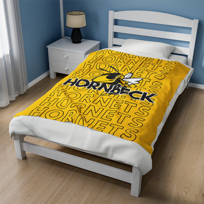 Hornbeck Hornets Pride - Velveteen Plush Blanket - EN