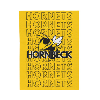 Hornbeck Hornets Pride - Velveteen Plush Blanket - EN