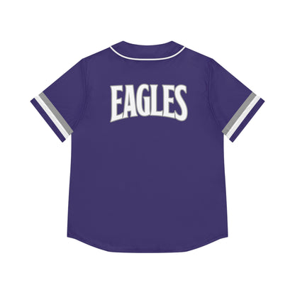 Rosepine Eagles Superfan Baseball Jersey - Women's Purple Edition