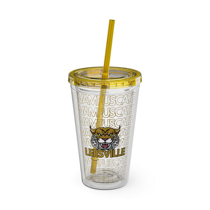 Leesville Wampus Cats: The 'Purr-fect Sip' Tumbler Trio - 16oz