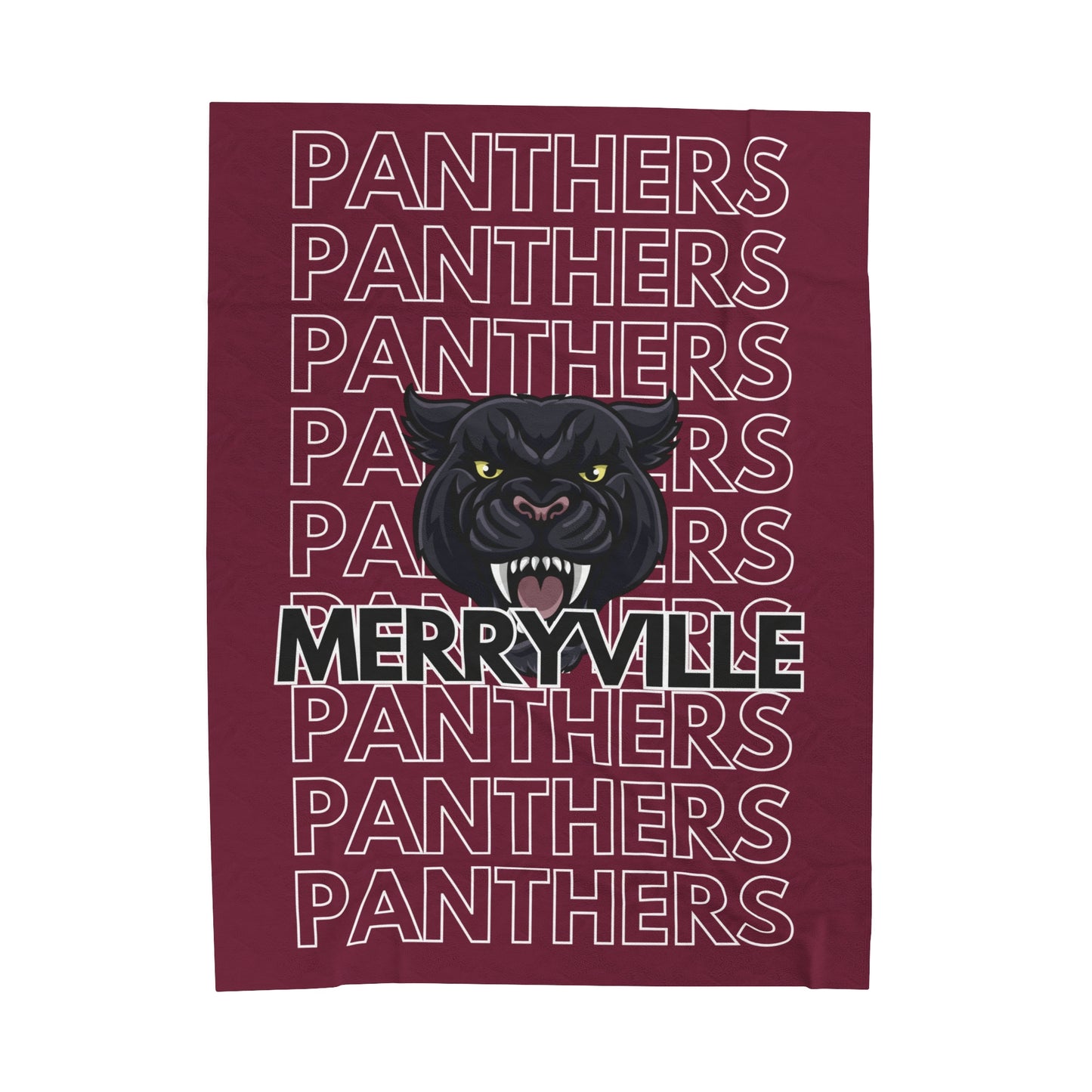 Merryville Panthers Pride - Velveteen Plush Blanket - EN