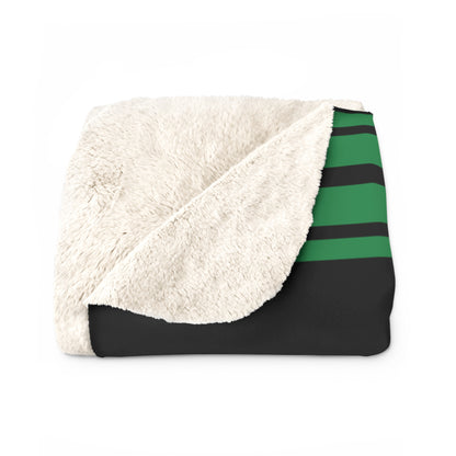 Retro Buzz Sherpa Fleece Throw - Singer Hornets Edition