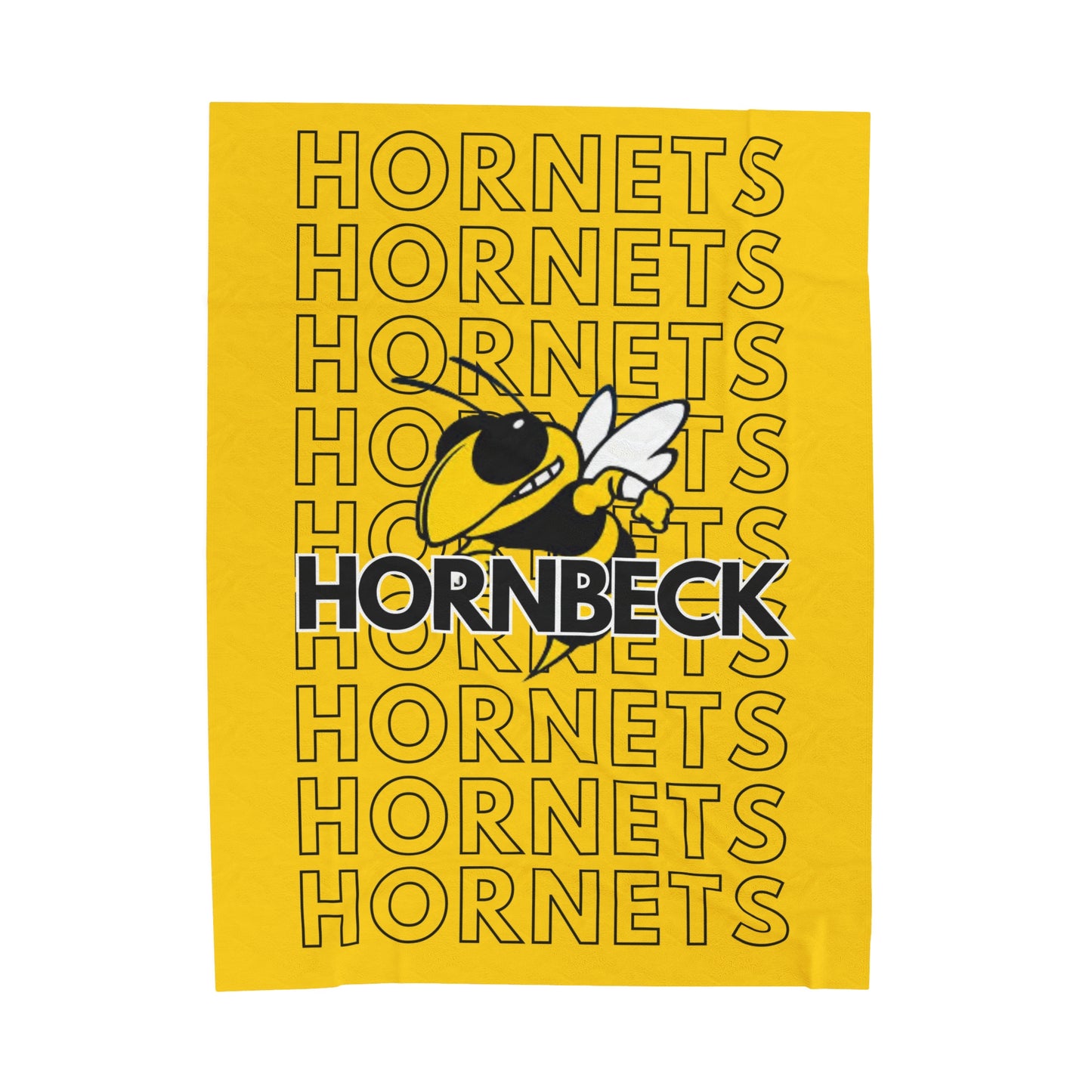 Hornbeck Hornets Pride - Velveteen Plush Blanket - EN