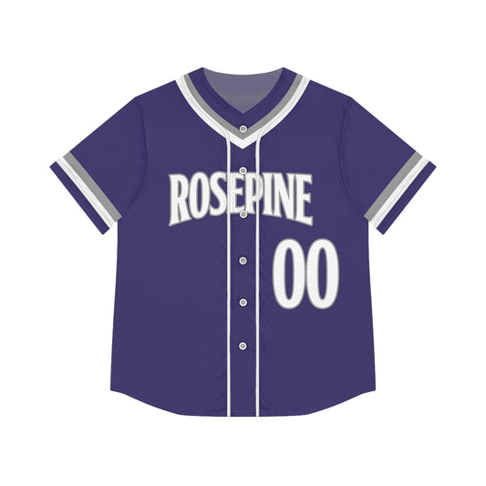 Rosepine Eagles *CUSTOM* Baseball Jersey - Woman’s Purple Edition