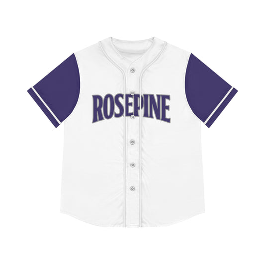 Rosepine Eagles Trendsetter Baseball Jersey - Women's White Edition