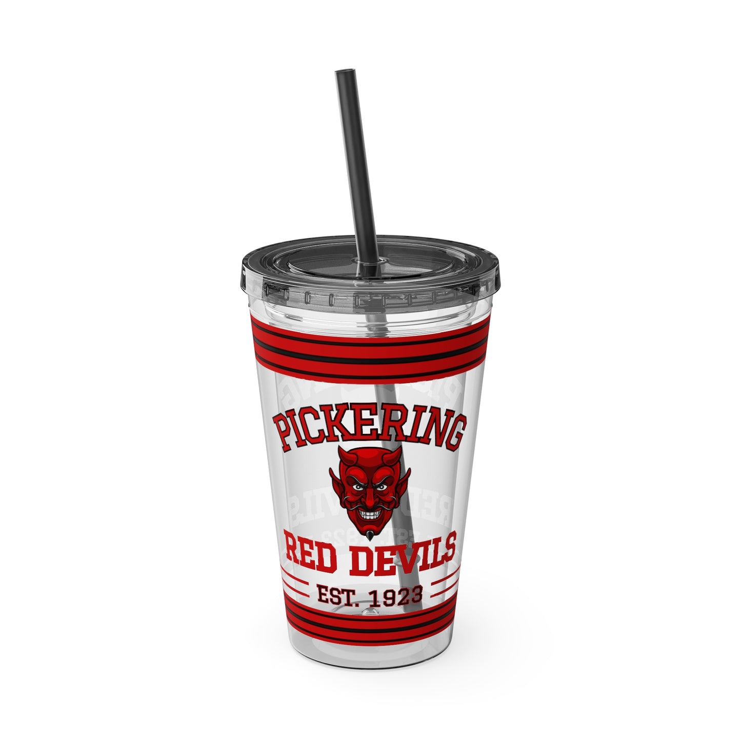 Pickering Red Devils: The 'Devilishly Hydrated' Tumbler Trio - 16oz