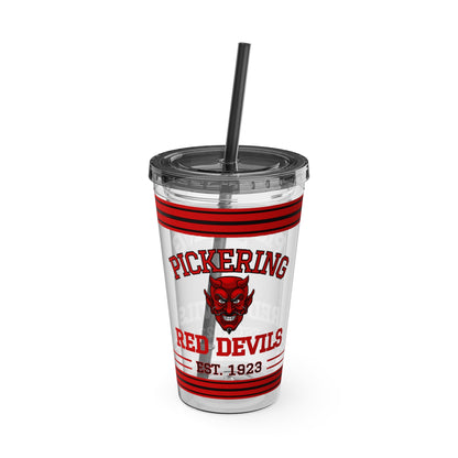 Pickering Red Devils: The 'Devilishly Hydrated' Tumbler Trio - 16oz