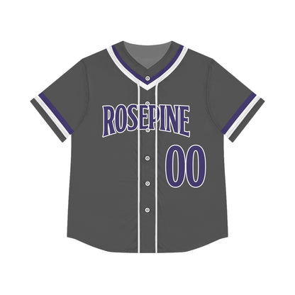 Rosepine Eagles *CUSTOM* Baseball Jersey - Women’s Grey Edition