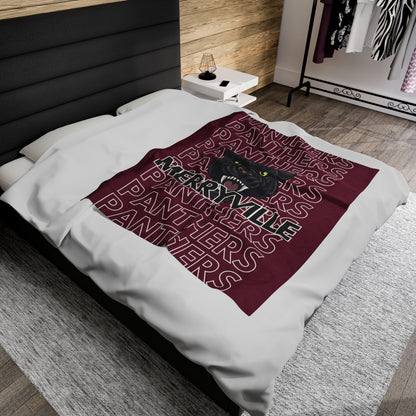 Merryville Panthers Pride - Velveteen Plush Blanket - EN