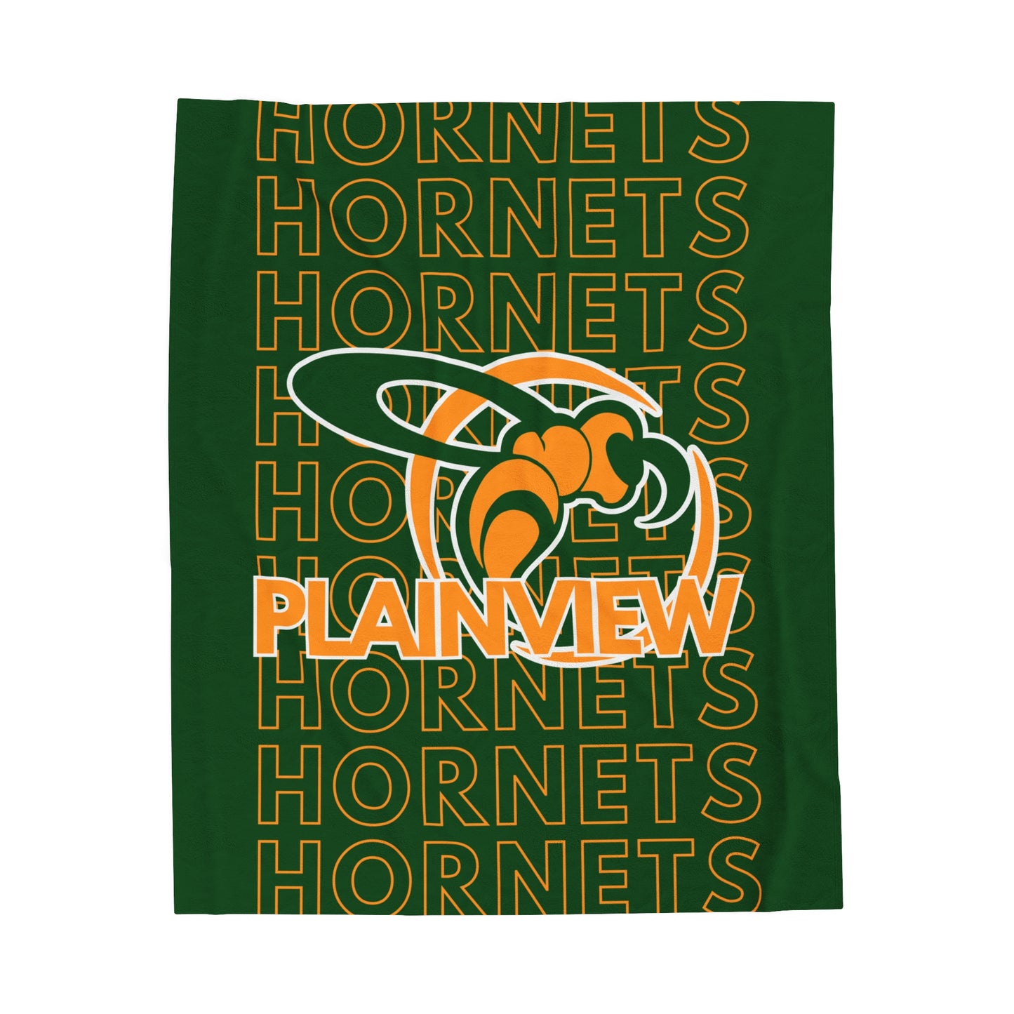 Plainview Hornet Pride - Velveteen Plush Blanket - EN