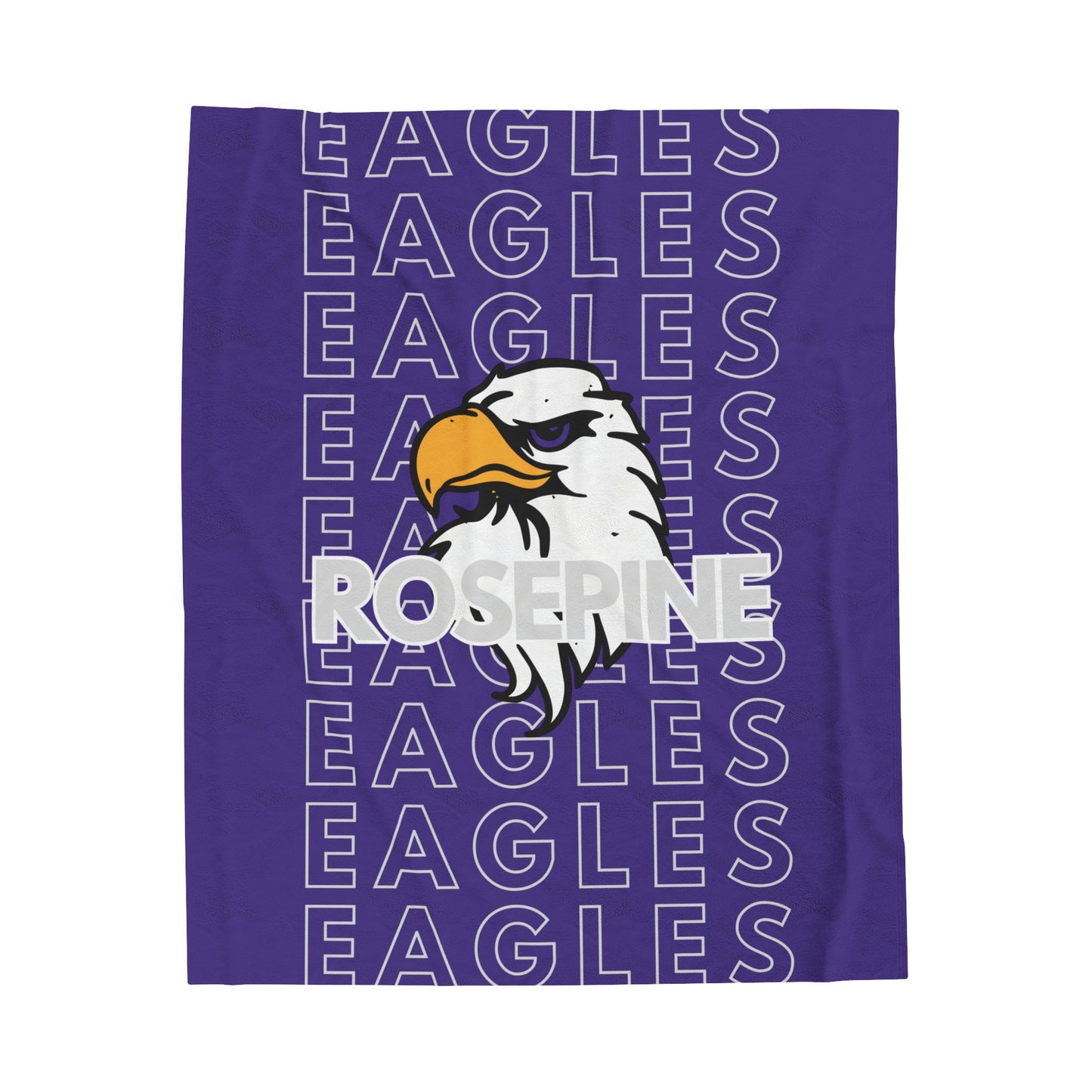 Rosepine Eagle Pride - Velveteen Plush Blanket - EN