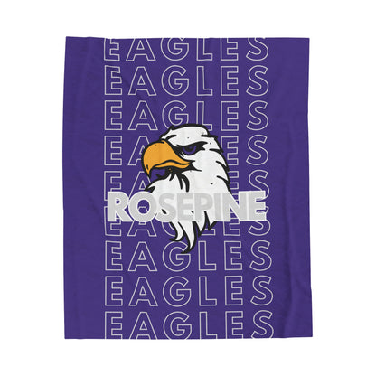 Rosepine Eagle Pride - Velveteen Plush Blanket - EN