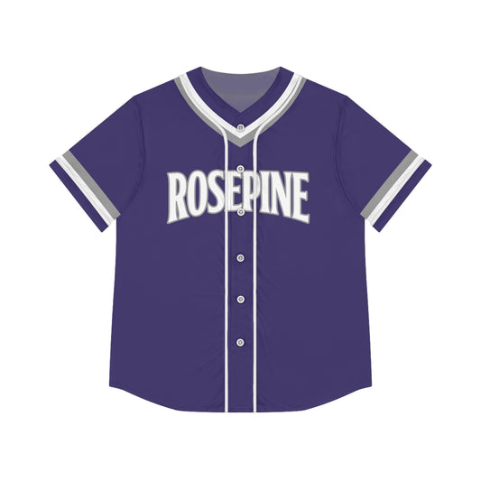 Rosepine Eagles Superfan Baseball Jersey - Women's Purple Edition