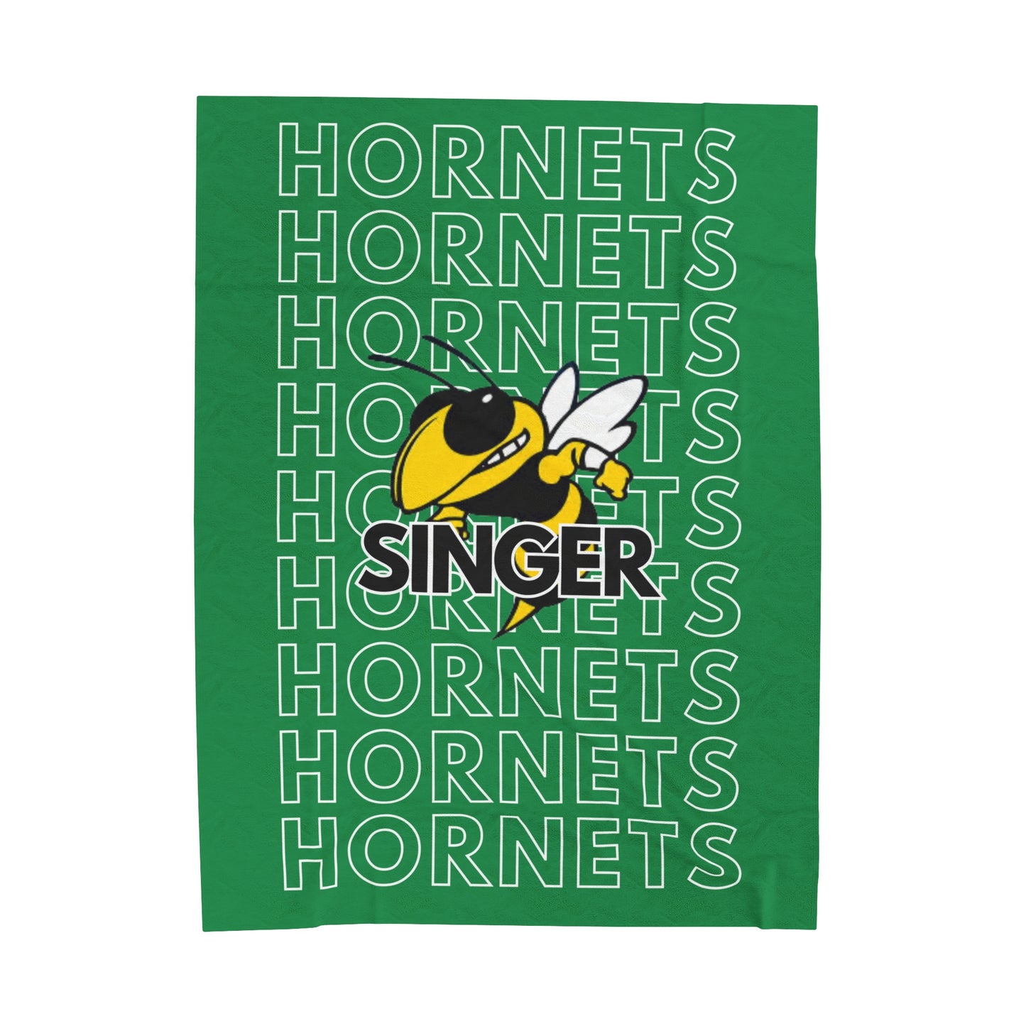 Singer Hornet Pride - Velveteen Plush Blanket - EN