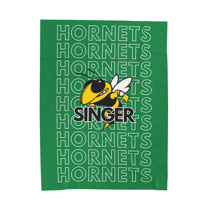 Singer Hornet Pride - Velveteen Plush Blanket - EN