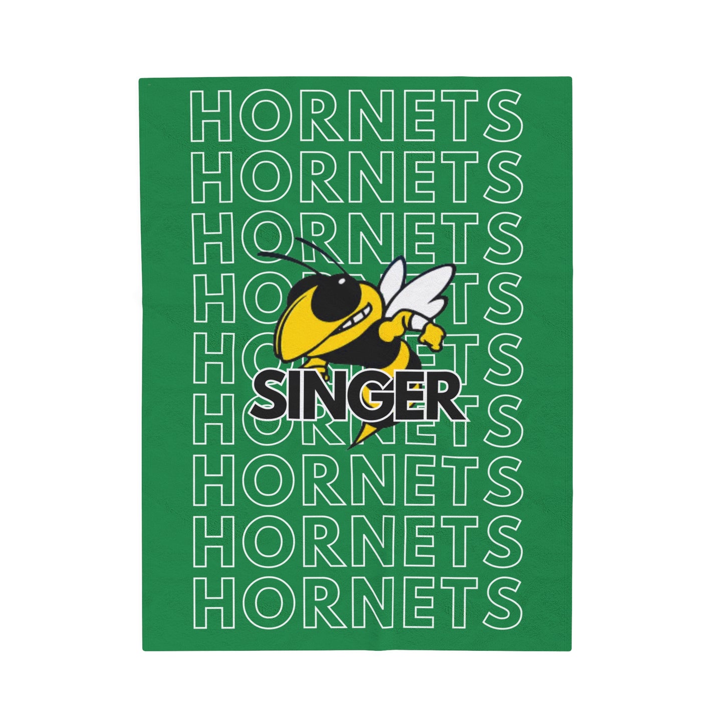 Singer Hornet Pride - Velveteen Plush Blanket - EN