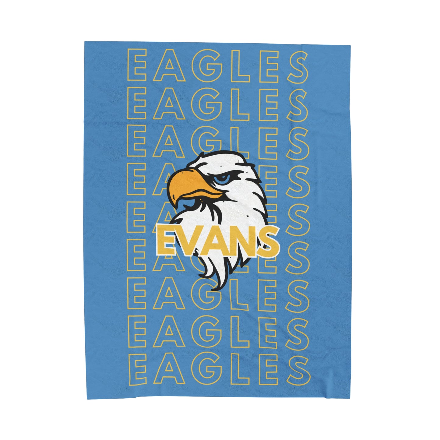 Evans Eagle Pride - Velveteen Plush Blanket - EN