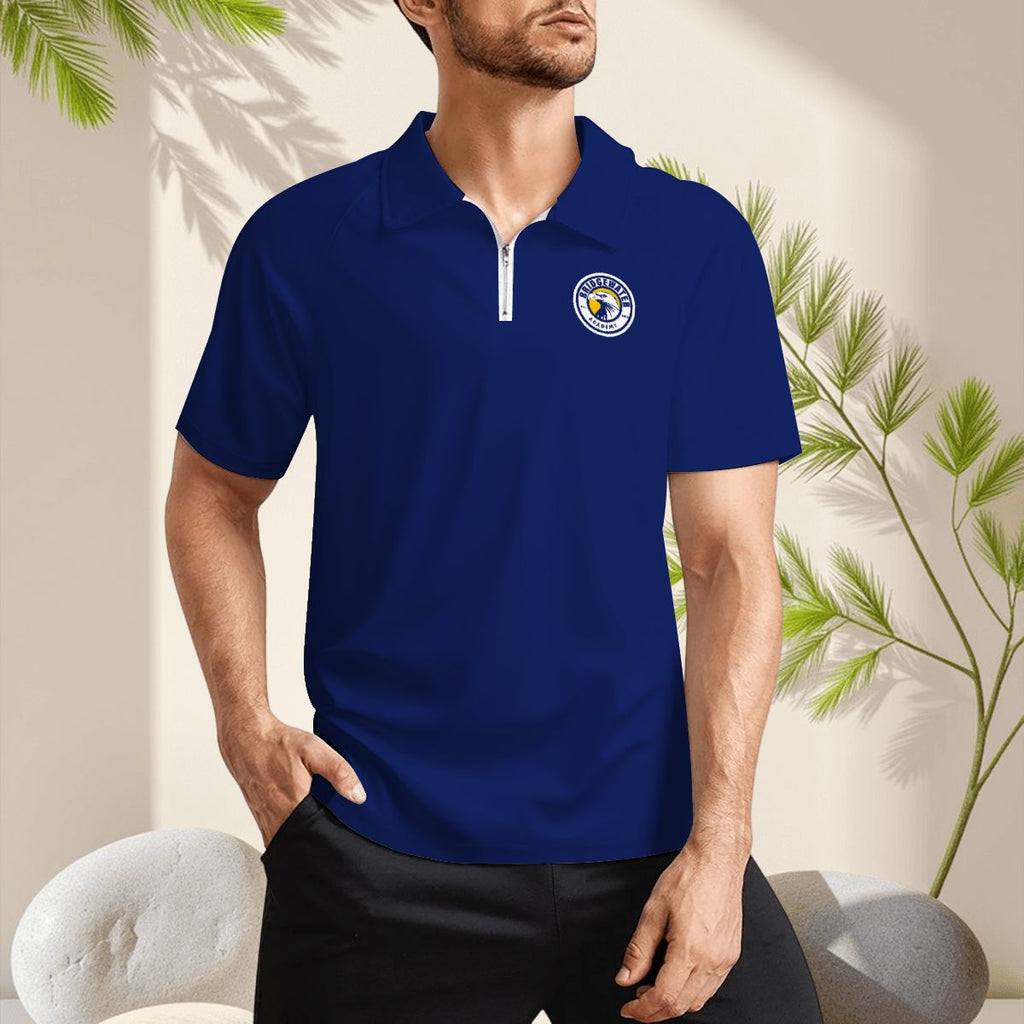 Bridgewater Academy Zip Polo Shirt - Eagles Nest