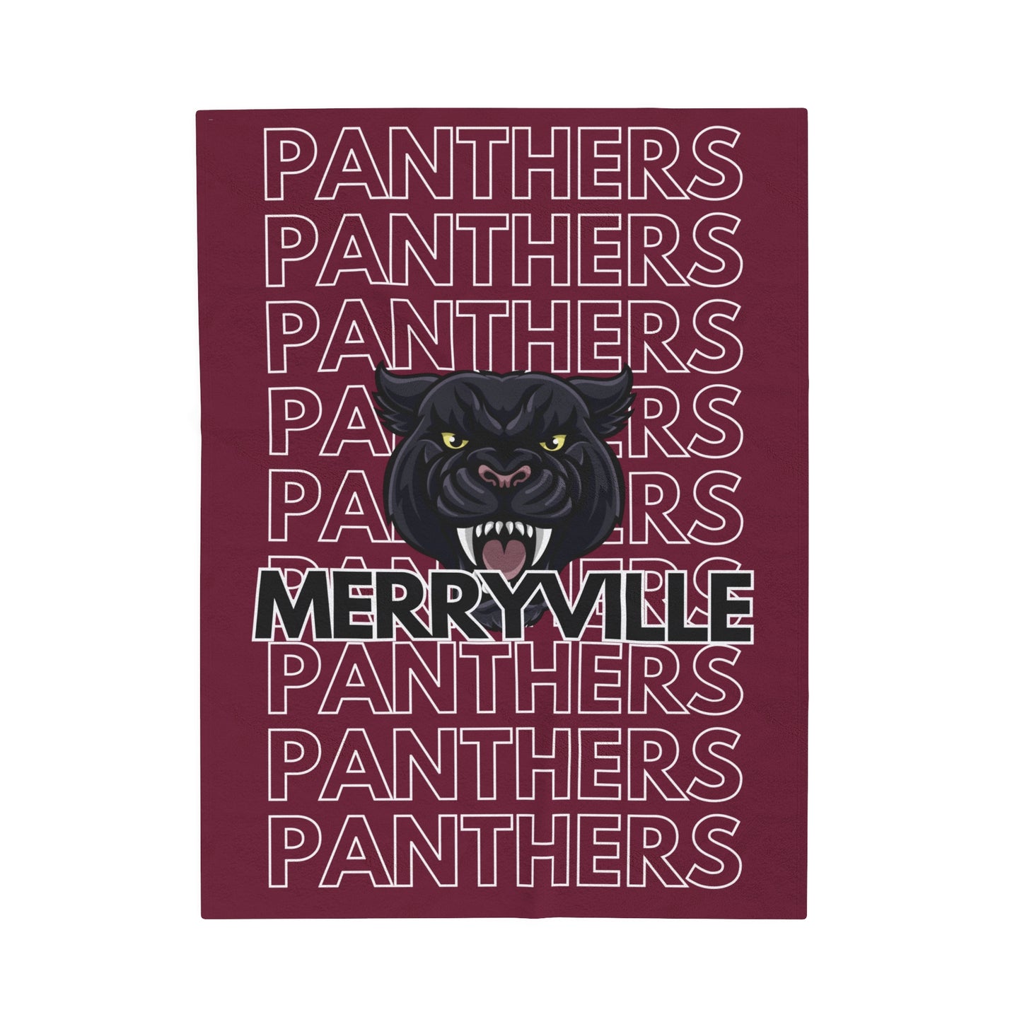 Merryville Panthers Pride - Velveteen Plush Blanket - EN