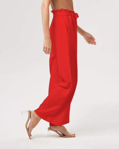 High-Rise Wide Leg Pants