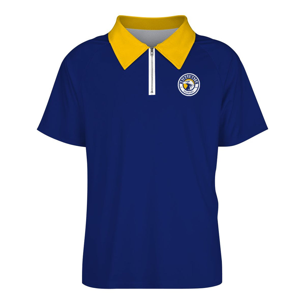 Bridgewater Academy Zip Polo Shirt - Eagles Nest