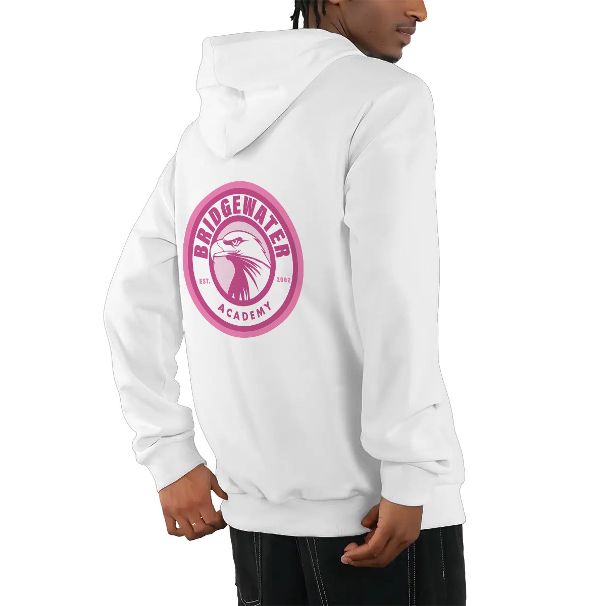 Bridgewater Academy Breast Cancer Awareness Hoodie - Eagles Nest