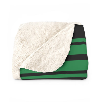 Retro Buzz Sherpa Fleece Throw - Singer Hornets Edition