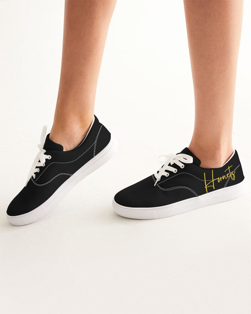 Hornbeck Hornets - Women's Lace Up Canvas Shoe - EN