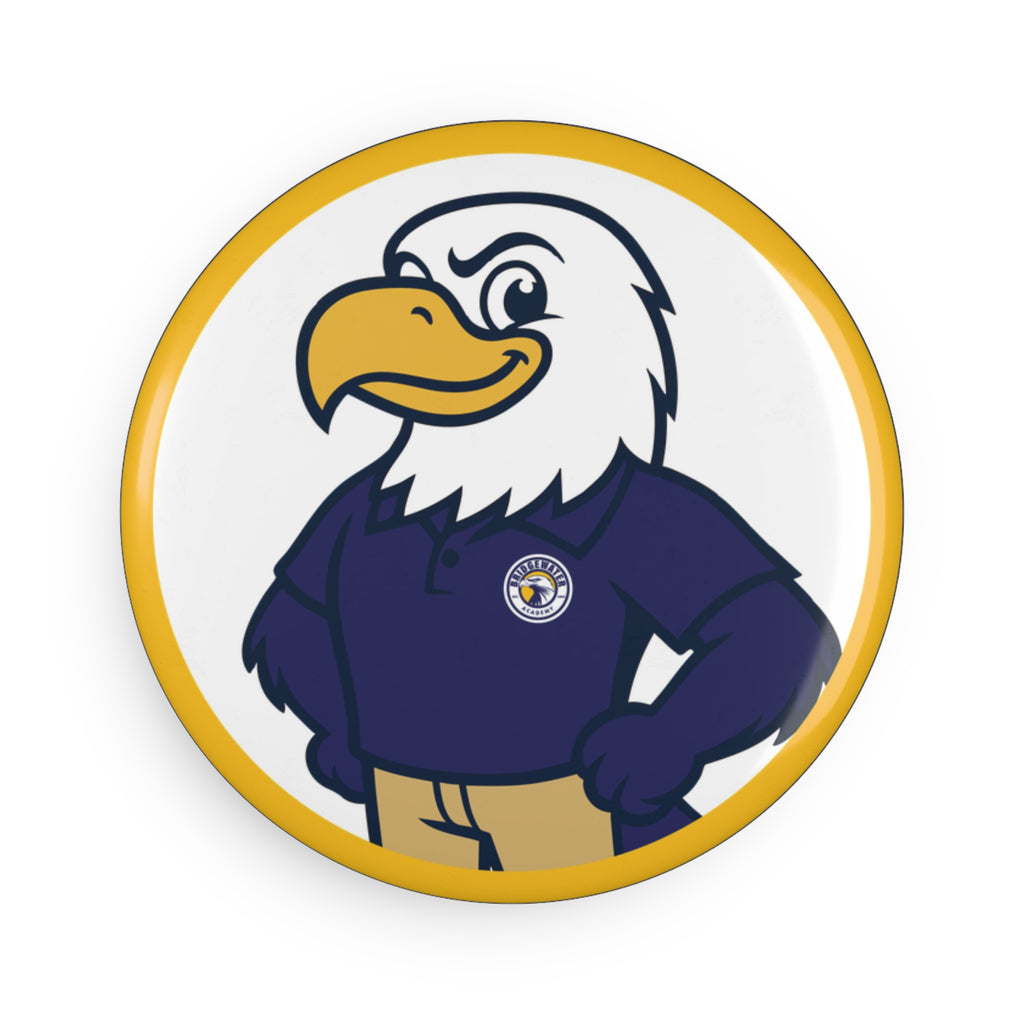 School Spirit Button Magnet - Eagles Nest