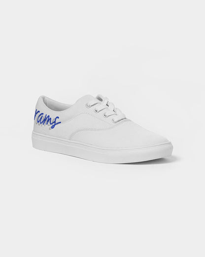 Oak Hill Rams - Women's Lace Up Canvas Shoe - EN