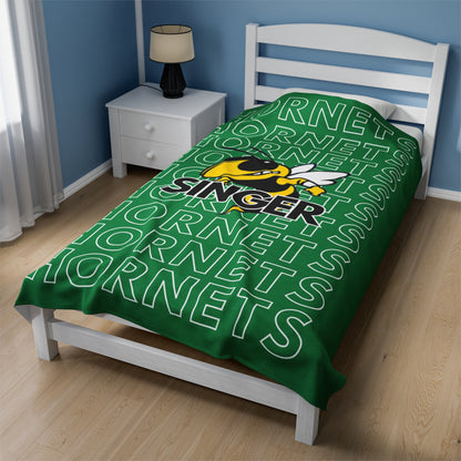 Singer Hornet Pride - Velveteen Plush Blanket - EN