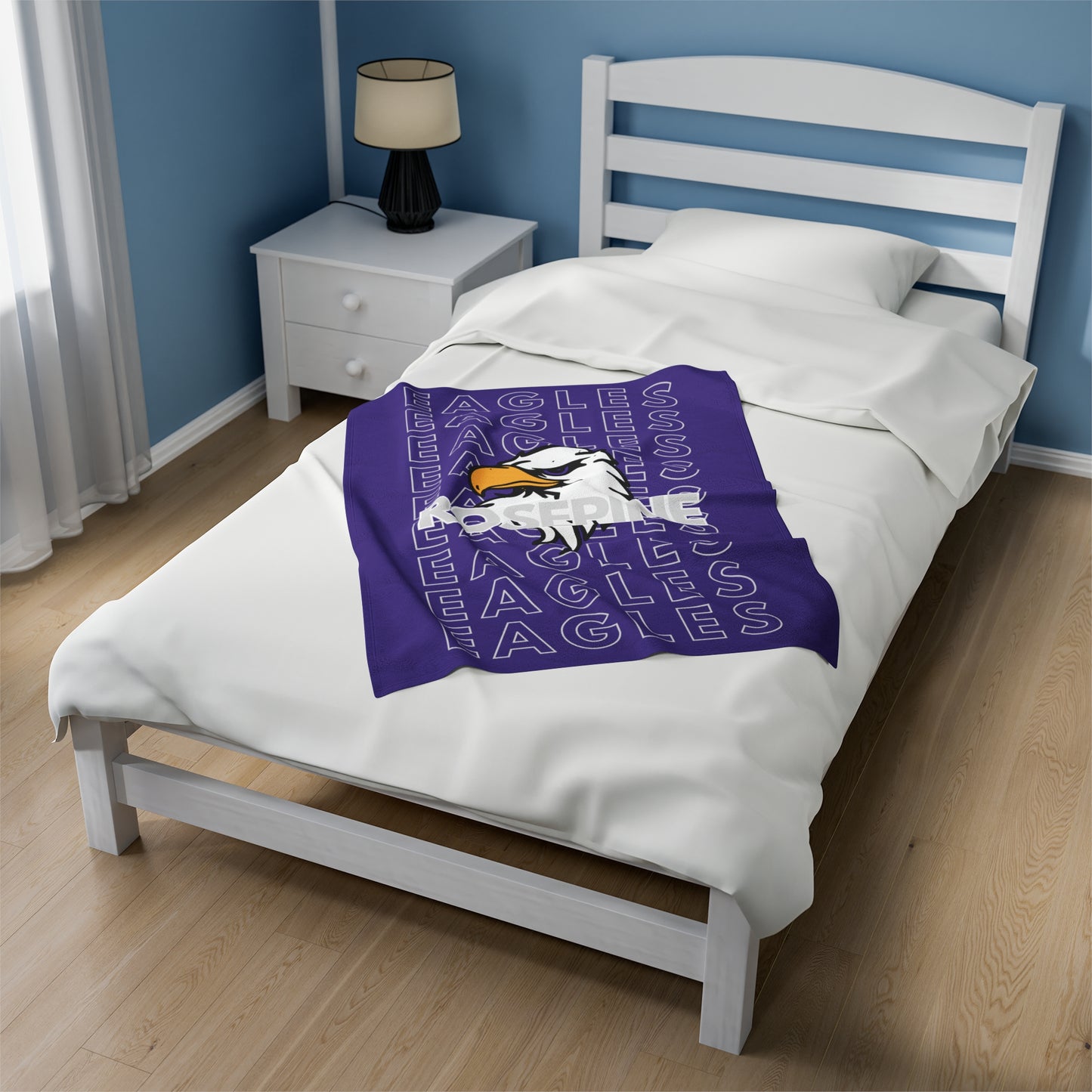 Rosepine Eagle Pride - Velveteen Plush Blanket - EN