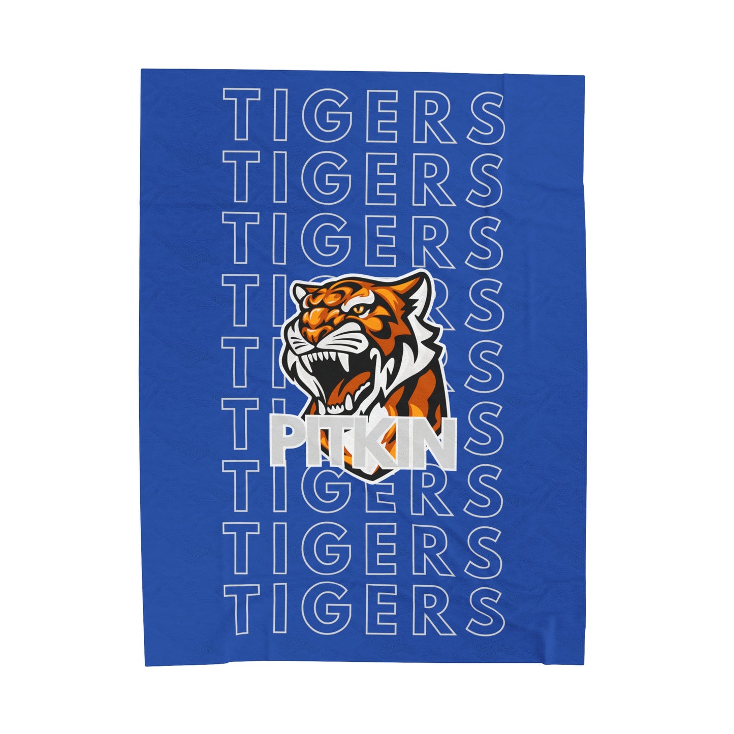 Pitkin Tiger Pride - Velveteen Plush Blanket - EN