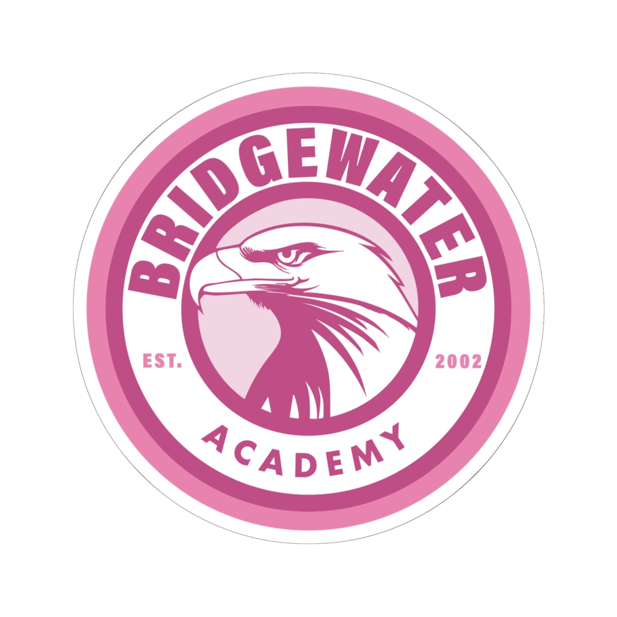 Bridgewater Academy Breast Cancer Sticker - Eagles Nest