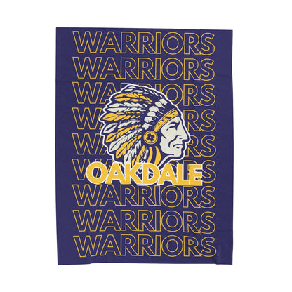 Oakdale Warriors Pride - Velveteen Plush Blanket - EN