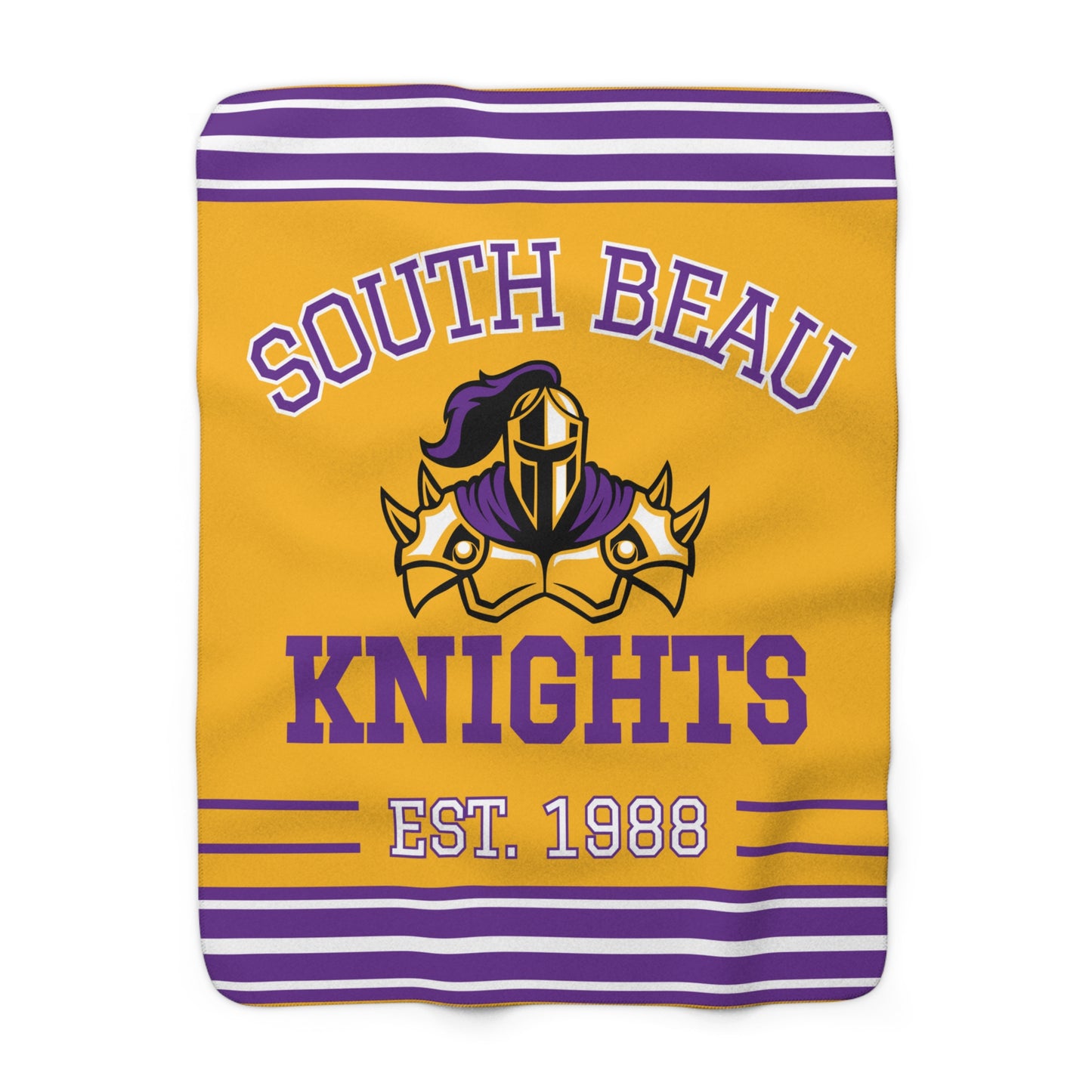 Throwback Team Spirit Sherpa Fleece Throw - South Beau Knights Edition