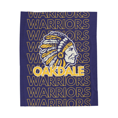 Oakdale Warriors Pride - Velveteen Plush Blanket - EN