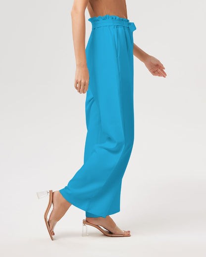 High-Rise Wide Leg Pants