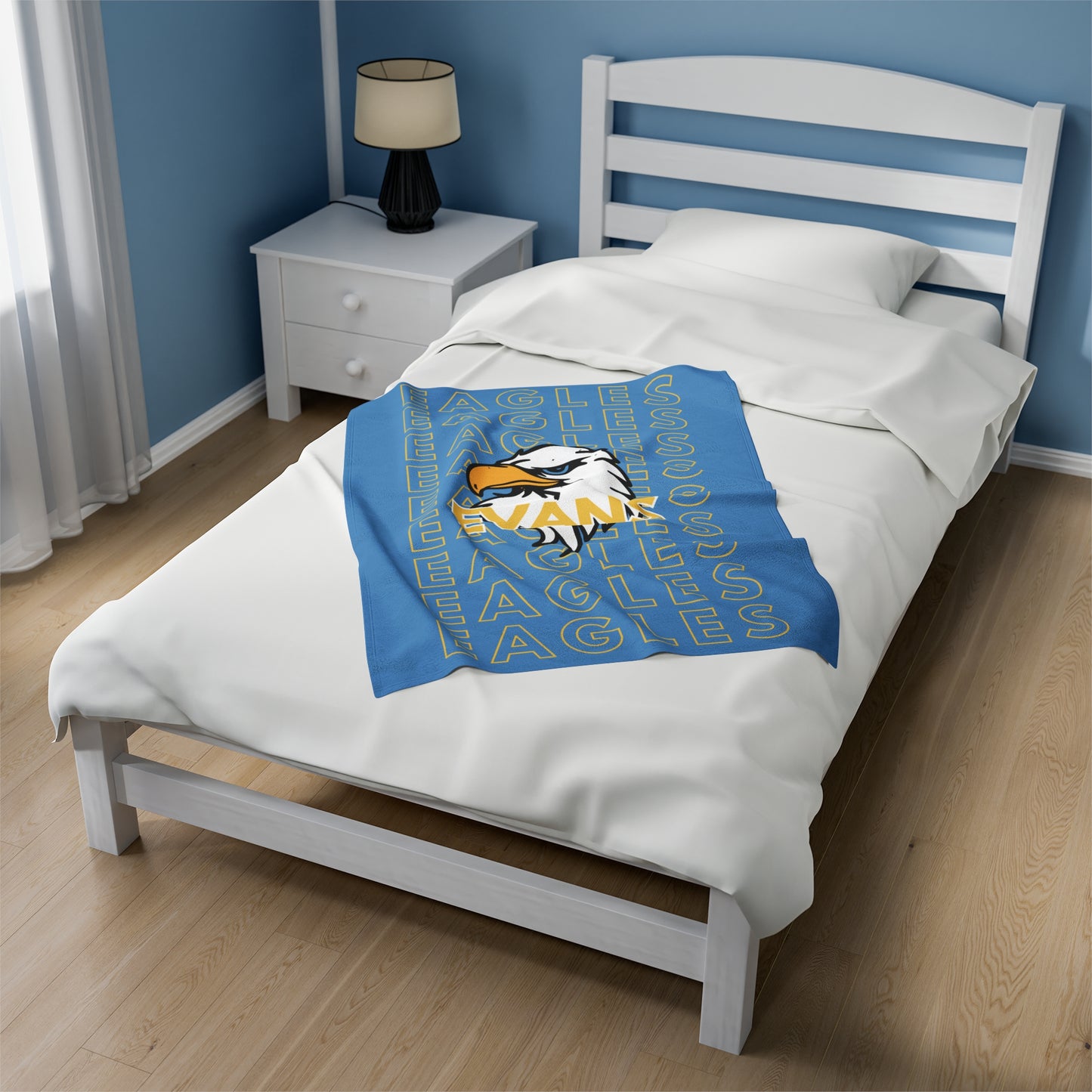 Evans Eagle Pride - Velveteen Plush Blanket - EN