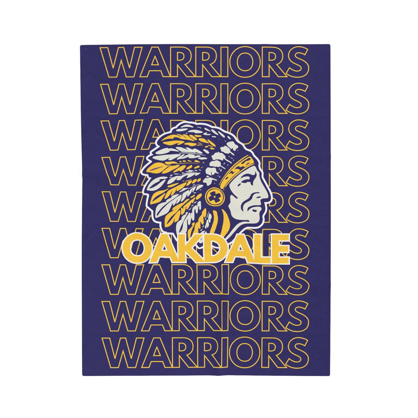 Oakdale Warriors Pride - Velveteen Plush Blanket - EN