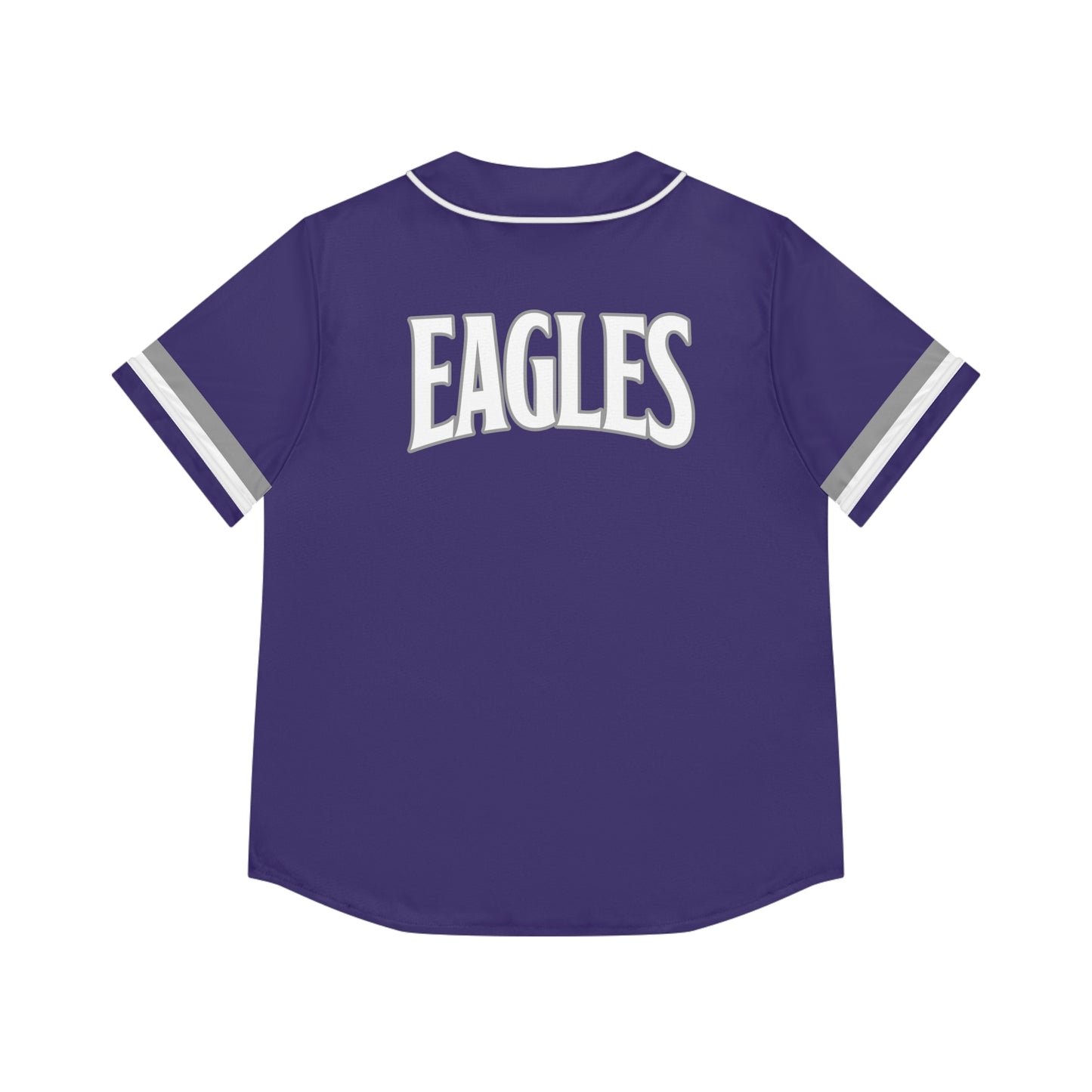 Rosepine Eagles Superfan Baseball Jersey - Women's Purple Edition