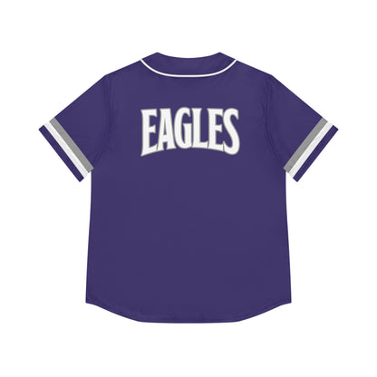 Rosepine Eagles Superfan Baseball Jersey - Women's Purple Edition