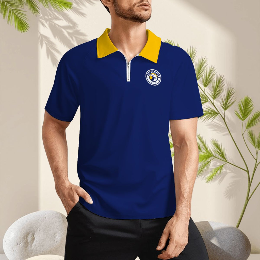 Bridgewater Academy Zip Polo Shirt - Eagles Nest
